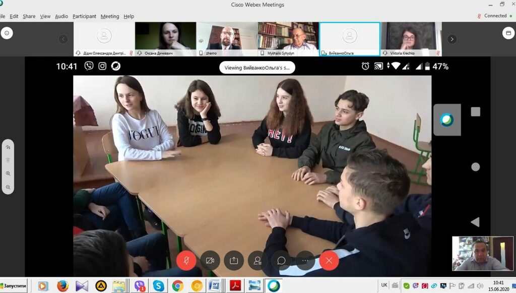 Скріншот захисту дипломних робіт 12